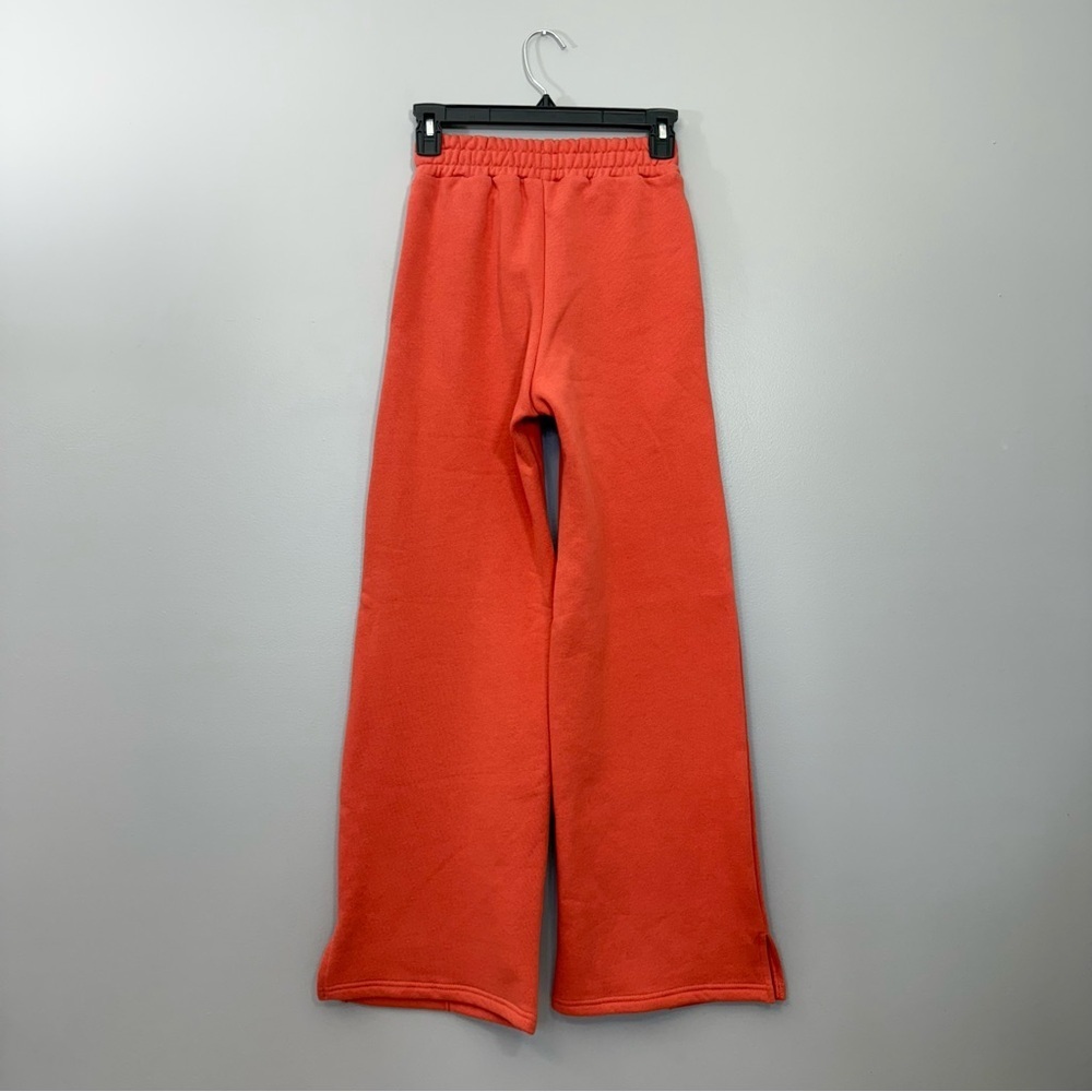 SMASH + TESS Set of Ava Zip Up Hoodie & Wide Leg Pant size 2XS - Burnt Sienna - Picture 13 of 17